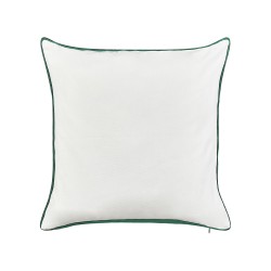Zestaw 2 poduszek dekoracyjnych JOYCANDY Bawełna 45 x 45 cm Biały Wzór świąteczny Zestaw 2 poduszek dekoracyjnych JOYCANDY Bawełna 45 x 45 cm Biały Wzór świąteczny