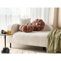 2 poduszki dekoracyjne boucle dynia ⌀ 35 cm brązowe MUNCHKIN 2 poduszki dekoracyjne boucle dynia ⌀ 35 cm brązowe MUNCHKIN
