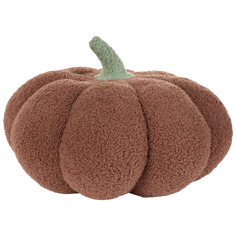 2 poduszki dekoracyjne boucle dynia ⌀ 35 cm brązowe MUNCHKIN 2 poduszki dekoracyjne boucle dynia ⌀ 35 cm brązowe MUNCHKIN