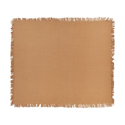 Narzuta na łóżko YERBENT Bawełna 220 x 240 cm Złoty brąz Narzuta na łóżko YERBENT Bawełna 220 x 240 cm Złoty brąz
