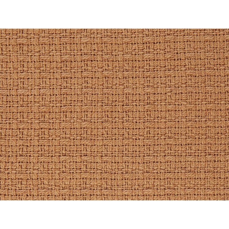 Narzuta na łóżko YERBENT Bawełna 220 x 240 cm Złoty brąz Narzuta na łóżko YERBENT Bawełna 220 x 240 cm Złoty brąz