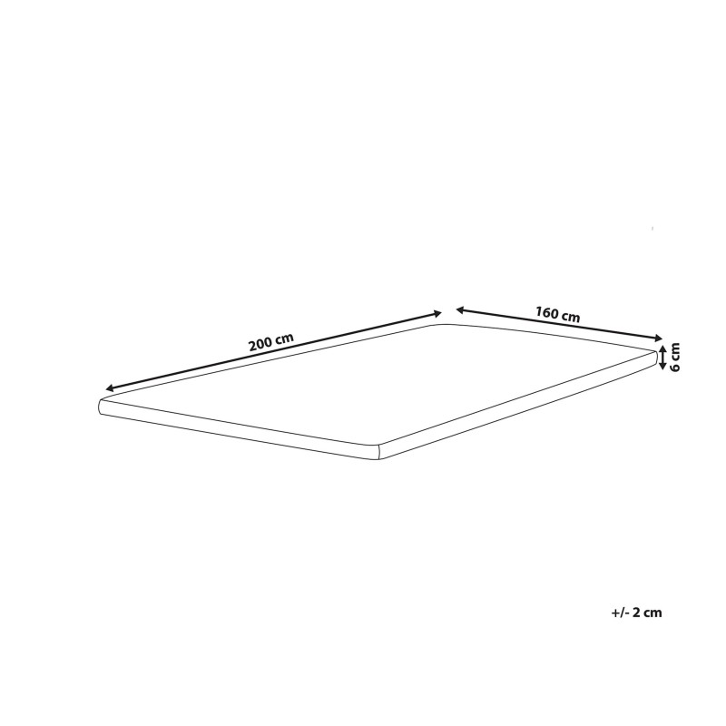 Materac nawierzchniowy COMFY 160 x 200 cm Materac nawierzchniowy COMFY 160 x 200 cm