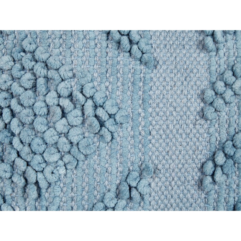 Zestaw 2 poduszek dekoracyjnych VALVARIA Bawełna 30 x 50 cm Niebieski Wzór zygzak Zestaw 2 poduszek dekoracyjnych VALVARIA Bawełna 30 x 50 cm Niebieski Wzór zygzak