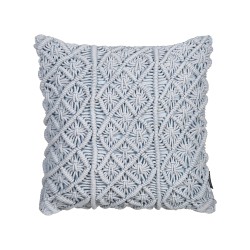 Zestaw 2 poduszek dekoracyjnych GOREME Boucle 45 x 45 cm Niebieski Wzór geometryczny Zestaw 2 poduszek dekoracyjnych GOREME Boucle 45 x 45 cm Niebieski Wzór geometryczny