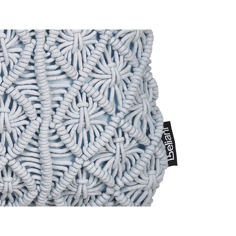Zestaw 2 poduszek dekoracyjnych GOREME Boucle 45 x 45 cm Niebieski Wzór geometryczny Zestaw 2 poduszek dekoracyjnych GOREME Boucle 45 x 45 cm Niebieski Wzór geometryczny
