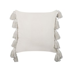 Poduszka dekoracyjna ROCHEA Bawełna 45 x 45 cm Czarny W paski Poduszka dekoracyjna ROCHEA Bawełna 45 x 45 cm Czarny W paski