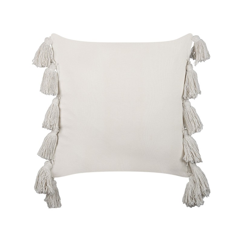 Poduszka dekoracyjna ROCHEA Bawełna 45 x 45 cm Czarny W paski Poduszka dekoracyjna ROCHEA Bawełna 45 x 45 cm Czarny W paski