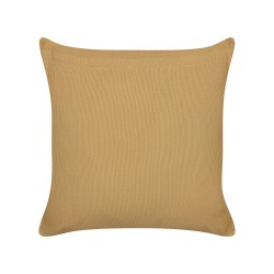 Zestaw 2 poduszek dekoracyjnych SALIX Bawełna 45 x 45 cm Piaskowy W paski Zestaw 2 poduszek dekoracyjnych SALIX Bawełna 45 x 45 cm Piaskowy W paski