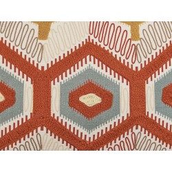 Zestaw 2 poduszek dekoracyjnych MAJRA Bawełna 40 x 60 cm Kolorowy Wzór geometryczny Zestaw 2 poduszek dekoracyjnych MAJRA Bawełna 40 x 60 cm Kolorowy Wzór geometryczny