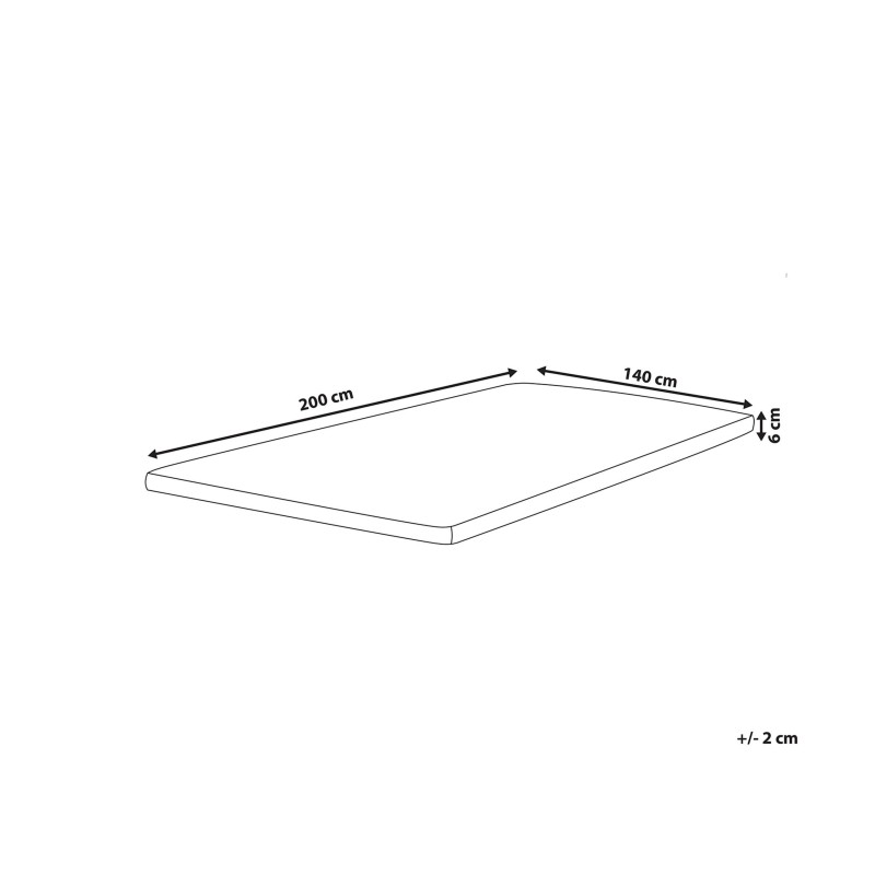 Materac nawierzchniowy COMFY 140 x 200 cm Materac nawierzchniowy COMFY 140 x 200 cm