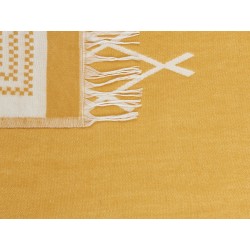 Koc JALKINI 130 x 170 cm Żółty Koc JALKINI 130 x 170 cm Żółty
