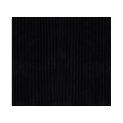 Narzuta na łóżko RAKYA Sztuczne futro 200 x 220 cm Czarny Narzuta na łóżko RAKYA Sztuczne futro 200 x 220 cm Czarny