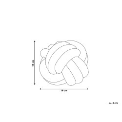 Poduszka dekoracyjna MALNI Boucle 19 x 19 cm Złamana biel Jednolity Poduszka dekoracyjna MALNI Boucle 19 x 19 cm Złamana biel Jednolity