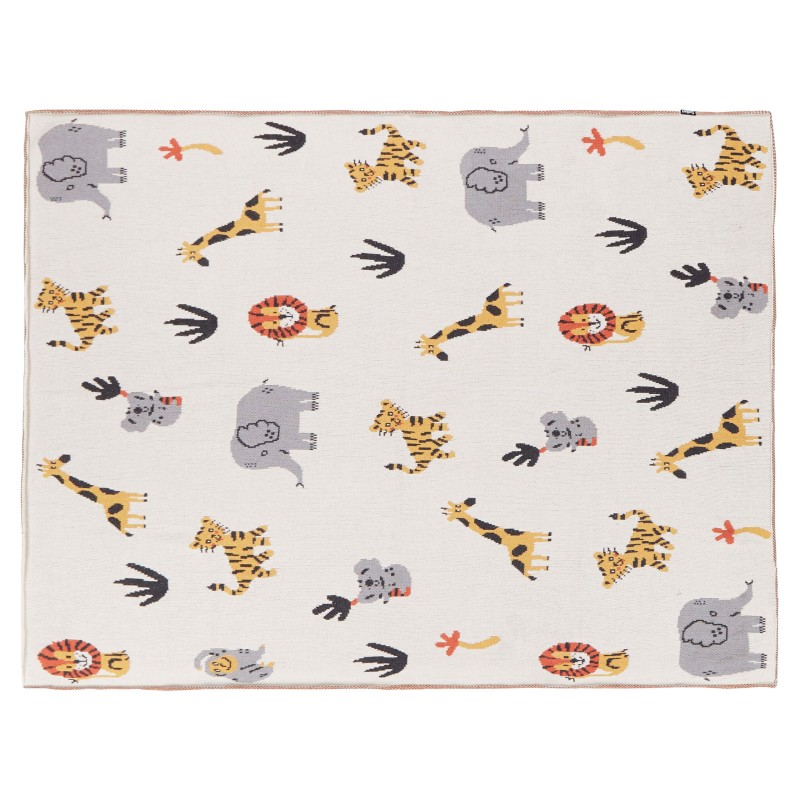 Koc SAMEO Bawełna 130 x 170 cm Kolorowy Koc SAMEO Bawełna 130 x 170 cm Kolorowy