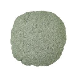 Zestaw 2 poduszek dekoracyjnych RUTABAGA Boucle 30 x 30 cm Zielony Jednolity Zestaw 2 poduszek dekoracyjnych RUTABAGA Boucle 30 x 30 cm Zielony Jednolity