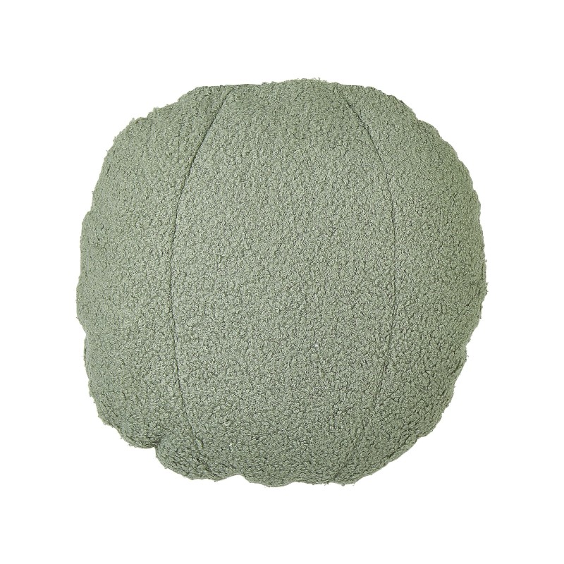 Zestaw 2 poduszek dekoracyjnych RUTABAGA Boucle 30 x 30 cm Zielony Jednolity Zestaw 2 poduszek dekoracyjnych RUTABAGA Boucle 30 x 30 cm Zielony Jednolity