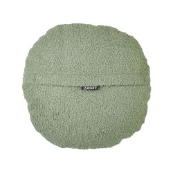 Zestaw 2 poduszek dekoracyjnych RUTABAGA Boucle 30 x 30 cm Zielony Jednolity Zestaw 2 poduszek dekoracyjnych RUTABAGA Boucle 30 x 30 cm Zielony Jednolity