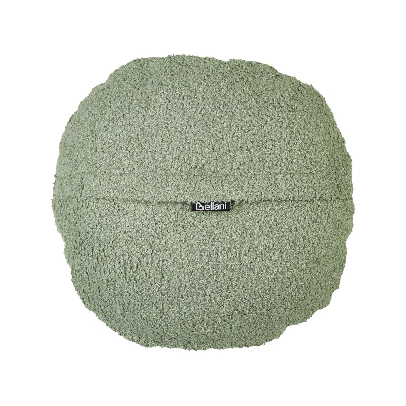 Zestaw 2 poduszek dekoracyjnych RUTABAGA Boucle 30 x 30 cm Zielony Jednolity Zestaw 2 poduszek dekoracyjnych RUTABAGA Boucle 30 x 30 cm Zielony Jednolity