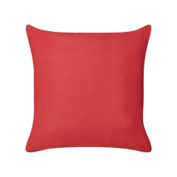 Zestaw 2 poduszek dekoracyjnych BORONIA Bawełna 45 x 45 cm Czerwony Wzór świąteczny Zestaw 2 poduszek dekoracyjnych BORONIA Bawełna 45 x 45 cm Czerwony Wzór świąteczny