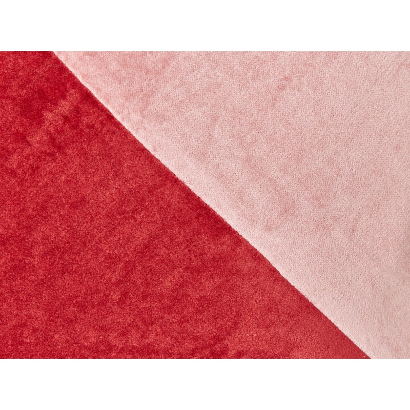 Zestaw 2 poduszek dekoracyjnych BORONIA Bawełna 45 x 45 cm Czerwony Wzór świąteczny Zestaw 2 poduszek dekoracyjnych BORONIA Bawełna 45 x 45 cm Czerwony Wzór świąteczny