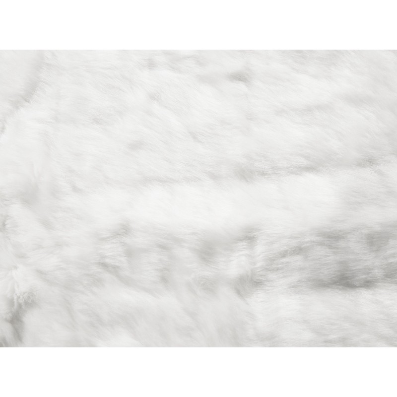 Koc TOURZA 180 x 220 cm Biały Koc TOURZA 180 x 220 cm Biały
