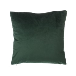 Zestaw 2 poduszek dekoracyjnych FREESIA Welur 45 x 45 cm Ciemnozielony Wzór roślinny Zestaw 2 poduszek dekoracyjnych FREESIA Welur 45 x 45 cm Ciemnozielony Wzór roślinny