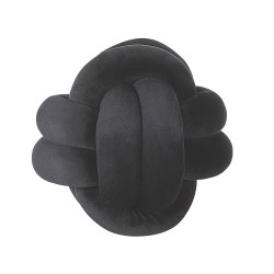 Poduszka dekoracyjna MALNI Welur 20 x 20 cm Czarny Jednolity Poduszka dekoracyjna MALNI Welur 20 x 20 cm Czarny Jednolity