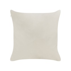 Zestaw 2 poduszek dekoracyjnych PRALINE Welur 45 x 45 cm Biały Wzór świąteczny Zestaw 2 poduszek dekoracyjnych PRALINE Welur 45 x 45 cm Biały Wzór świąteczny