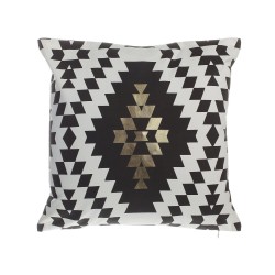 Zestaw 2 poduszek dekoracyjnych COLEUS Bawełna 45 x 45 cm Czarny Wzór geometryczny Zestaw 2 poduszek dekoracyjnych COLEUS Bawełna 45 x 45 cm Czarny Wzór geometryczny