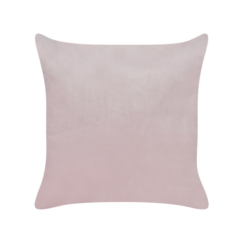 2 welurowe poduszki dekoracyjne haftowane w chmury 45 x 45 cm różowe IPOMEA 2 welurowe poduszki dekoracyjne haftowane w chmury 45 x 45 cm różowe IPOMEA