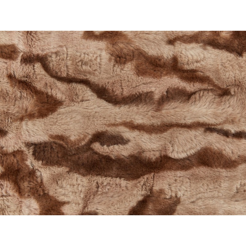 Koc BAKIRA Sztuczne futro 150 x 200 cm Brązowy Koc BAKIRA Sztuczne futro 150 x 200 cm Brązowy