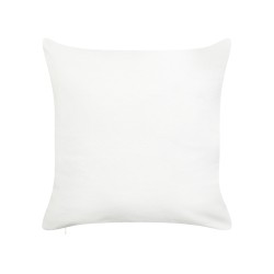 Zestaw 2 poduszek dekoracyjnych PRETZEL Bawełna 45 x 45 cm Biały Wzór świąteczny Zestaw 2 poduszek dekoracyjnych PRETZEL Bawełna 45 x 45 cm Biały Wzór świąteczny