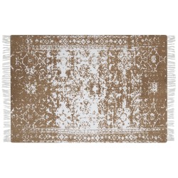 Koc PAZARYERI Bawełna 130 x 180 cm Brązowy Koc PAZARYERI Bawełna 130 x 180 cm Brązowy