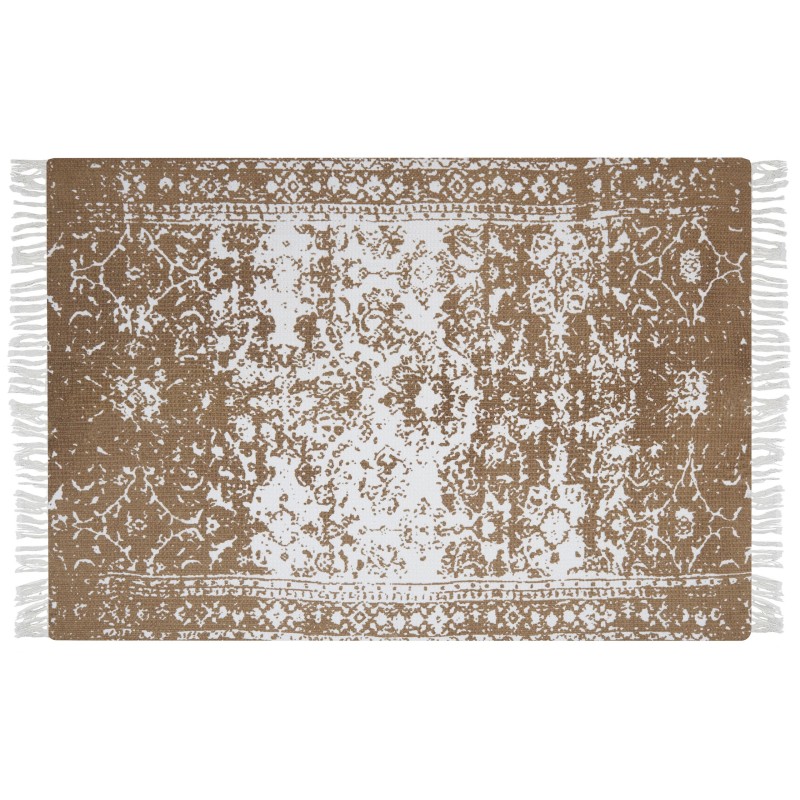 Koc PAZARYERI Bawełna 130 x 180 cm Brązowy Koc PAZARYERI Bawełna 130 x 180 cm Brązowy