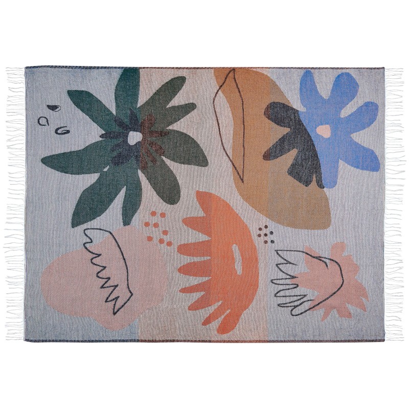 Koc BAIDI 130 x 170 cm Kolorowy Koc BAIDI 130 x 170 cm Kolorowy