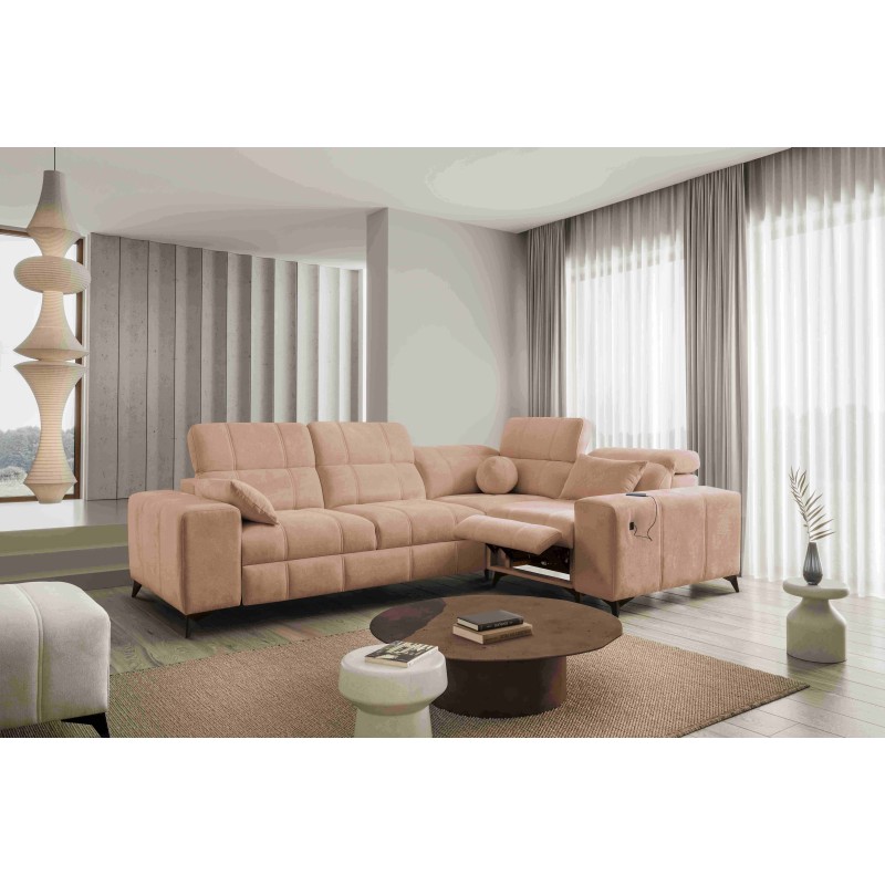 Ballagio II Mix Corner Sofa with Sleeping and Relaxation Function | Best Quality Woven Fabric, Spring 1112 Ballagio II Mix Corner Sofa with Sleeping and Relaxation Function | Best Quality Woven Fabric, Spring 1112