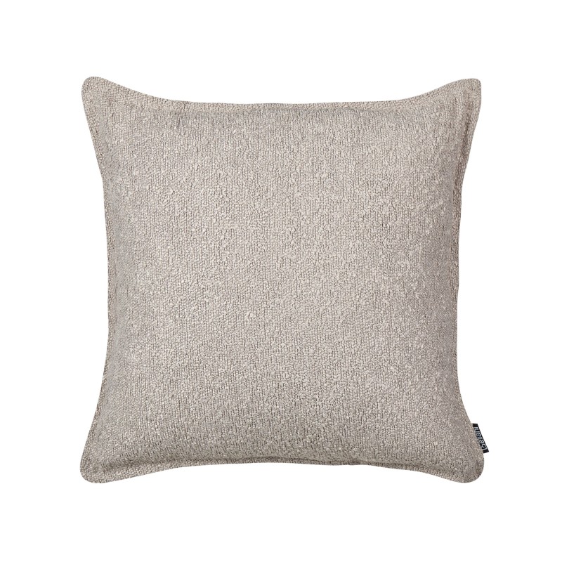 Zestaw 2 poduszek dekoracyjnych SENECIA Boucle 45 x 45 cm Beżowy Jednolity Zestaw 2 poduszek dekoracyjnych SENECIA Boucle 45 x 45 cm Beżowy Jednolity