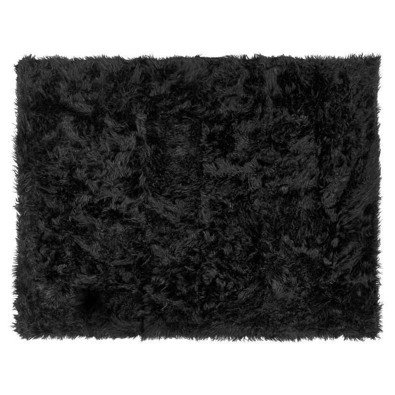 Narzuta na łóżko DELICE 150 x 200 cm Czarny Narzuta na łóżko DELICE 150 x 200 cm Czarny