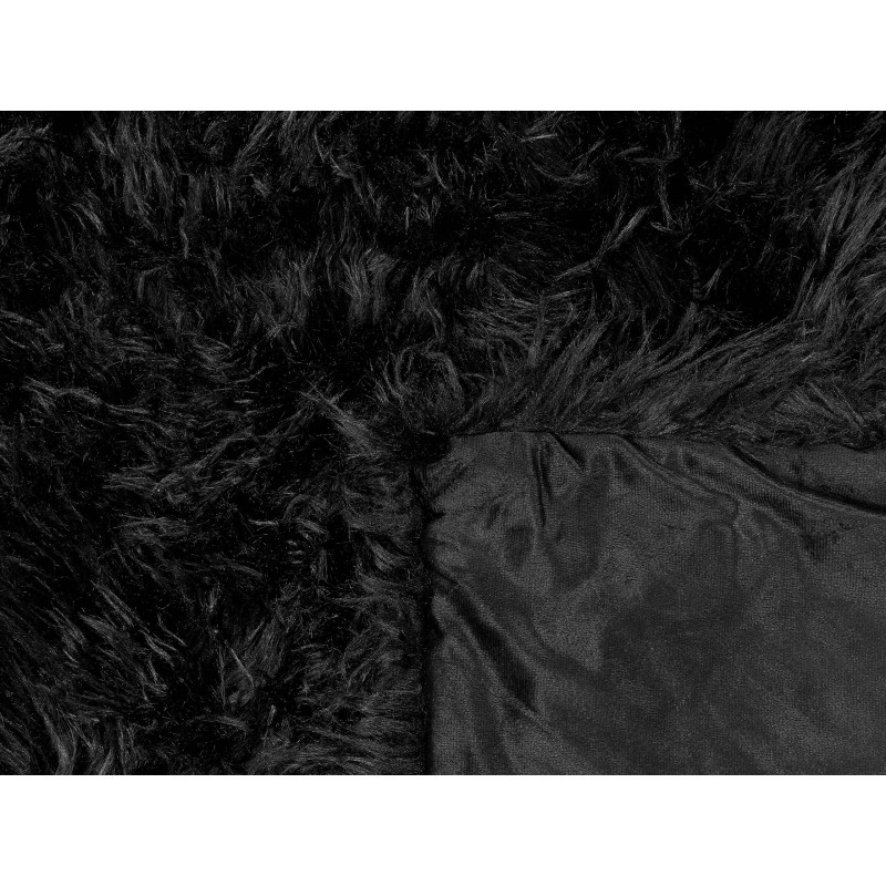 Narzuta na łóżko DELICE 150 x 200 cm Czarny Narzuta na łóżko DELICE 150 x 200 cm Czarny