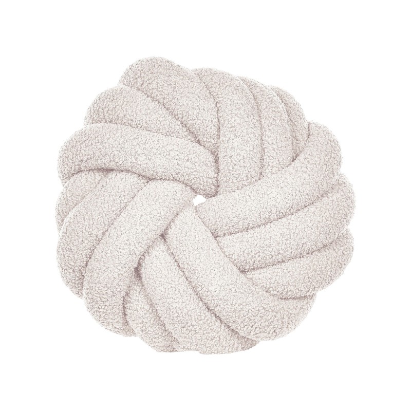 Zestaw 2 poduszek dekoracyjnych AKOLA Boucle 31 x 31 cm Złamana biel Jednolity Zestaw 2 poduszek dekoracyjnych AKOLA Boucle 31 x 31 cm Złamana biel Jednolity
