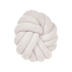 Zestaw 2 poduszek dekoracyjnych AKOLA Boucle 31 x 31 cm Złamana biel Jednolity Zestaw 2 poduszek dekoracyjnych AKOLA Boucle 31 x 31 cm Złamana biel Jednolity