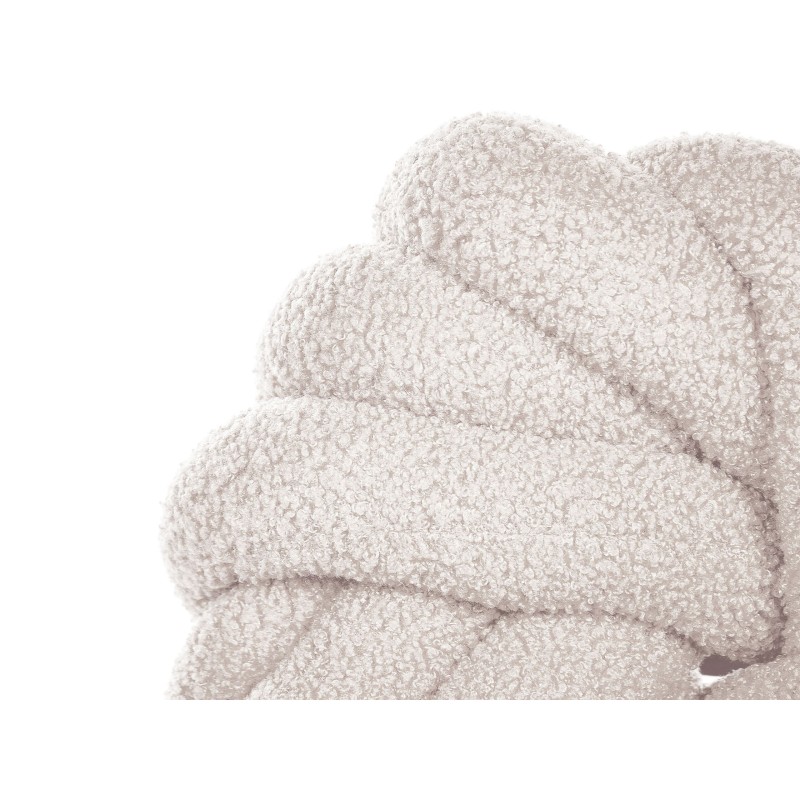 Zestaw 2 poduszek dekoracyjnych AKOLA Boucle 31 x 31 cm Złamana biel Jednolity Zestaw 2 poduszek dekoracyjnych AKOLA Boucle 31 x 31 cm Złamana biel Jednolity