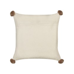 Zestaw 2 poduszek dekoracyjnych OBERONIA Bawełna 45 x 45 cm Beżowy Jednolity Zestaw 2 poduszek dekoracyjnych OBERONIA Bawełna 45 x 45 cm Beżowy Jednolity