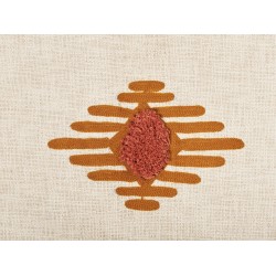 Koc MUNGER Bawełna 130 x 180 cm Beżowy Koc MUNGER Bawełna 130 x 180 cm Beżowy