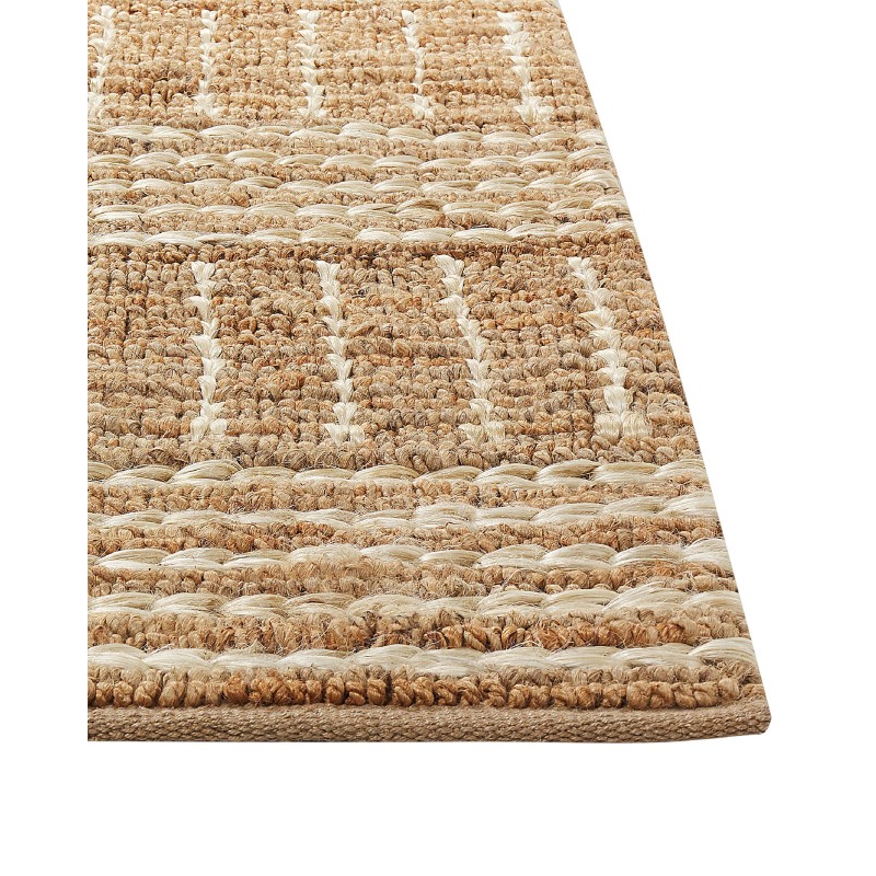 Dywan z juty 80 x 300 cm beżowy KAMBERLI Dywan z juty 80 x 300 cm beżowy KAMBERLI