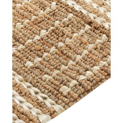Dywan z juty 80 x 300 cm beżowy KAMBERLI Dywan z juty 80 x 300 cm beżowy KAMBERLI