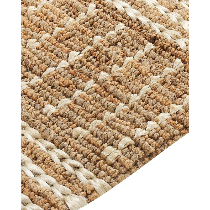 Dywan z juty 80 x 300 cm beżowy KAMBERLI Dywan z juty 80 x 300 cm beżowy KAMBERLI