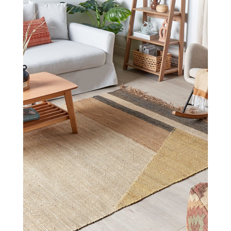 Dywan z juty 160 x 230 cm brązowy SAMLAR Dywan z juty 160 x 230 cm brązowy SAMLAR