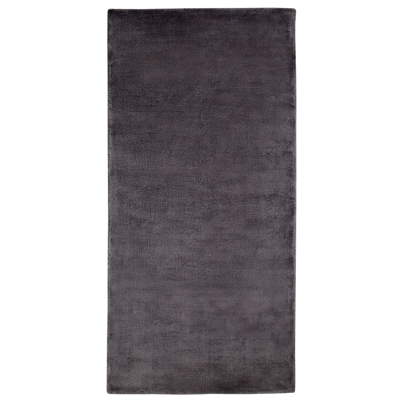 Dywan z wiskozy 80 x 150 cm ciemnoszary GESI II Dywan z wiskozy 80 x 150 cm ciemnoszary GESI II
