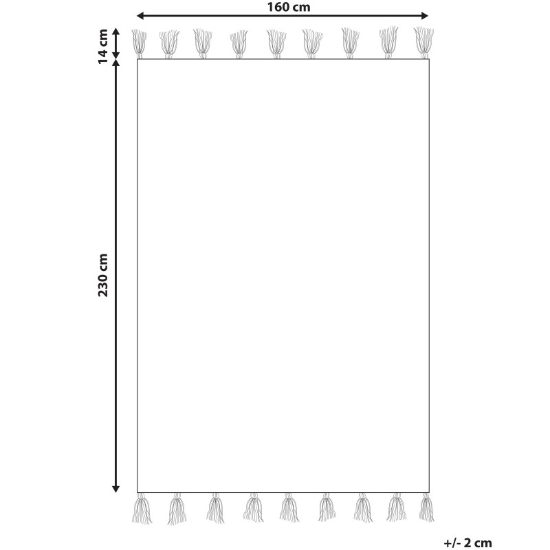 Dywan dziecięcy bawełniany 160 x 230 cm biały z różowym CAVUS Dywan dziecięcy bawełniany 160 x 230 cm biały z różowym CAVUS